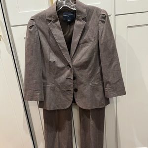Brown banana republic suit size 4